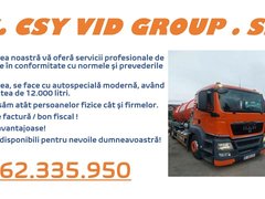 Csy Vid Group - Servicii vidanjare